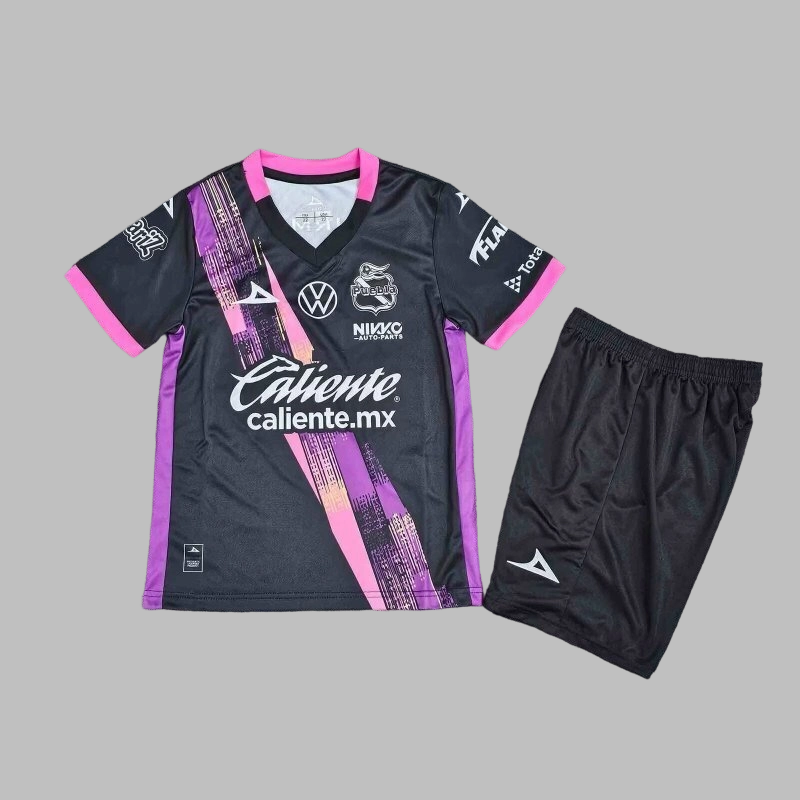 25-26 Puebla Away Kids Cheap Soccer Jerseys Yupoo