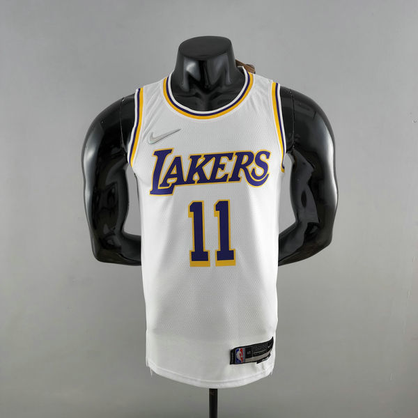 75th Anniversary IRVING #11 Los Angeles Lakers White NBA Jersey S-XXL