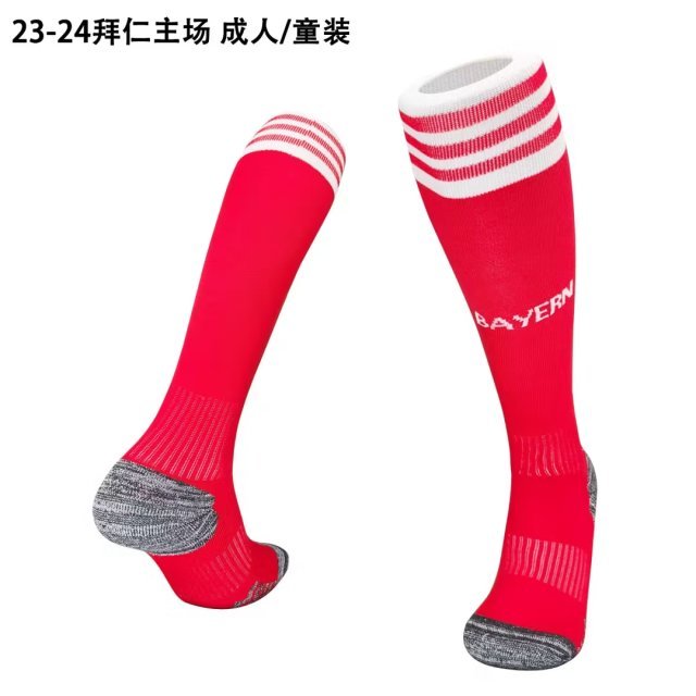 23-24 Bayern Home Adult Kids Socks Yupoo