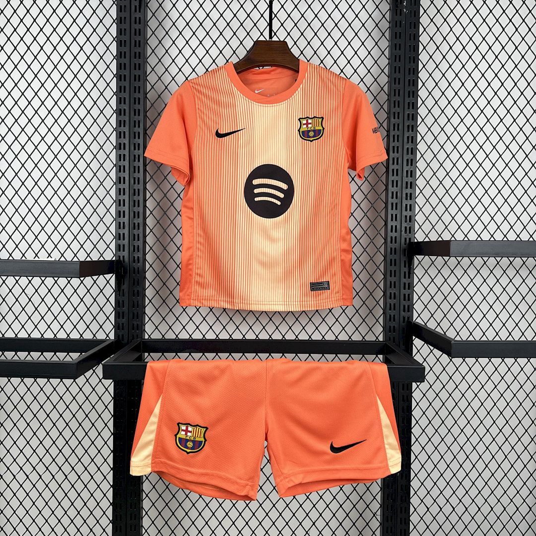 Kids Barcelona 2025/26 Goalkeeper Kit