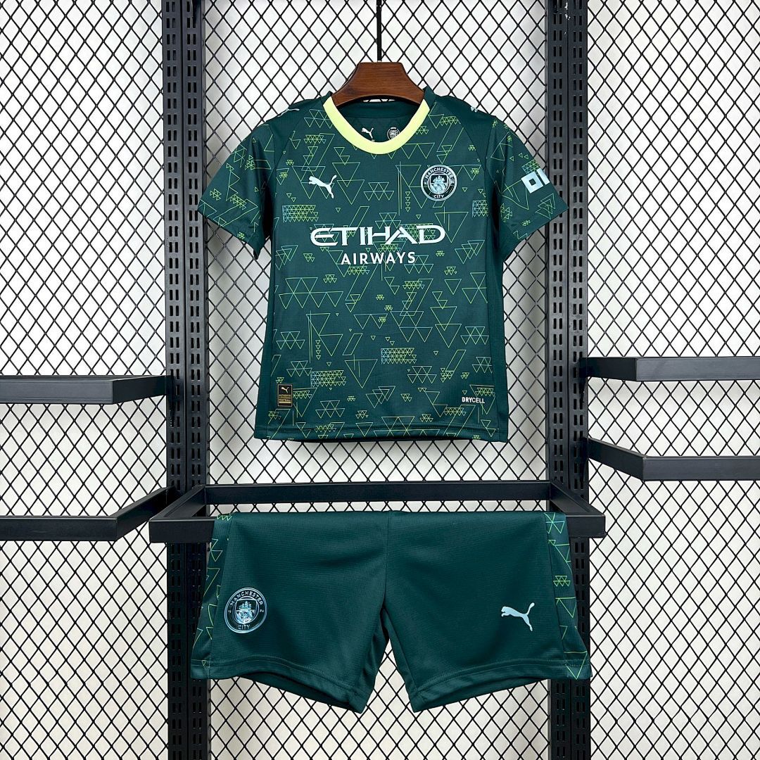 Kids Manchester City 2025/26 Fourth Kit
