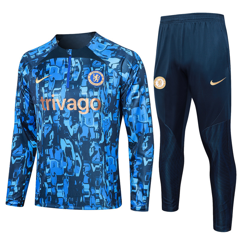 23-24 Chelsea Long Sleeve Training Suit Yupoo