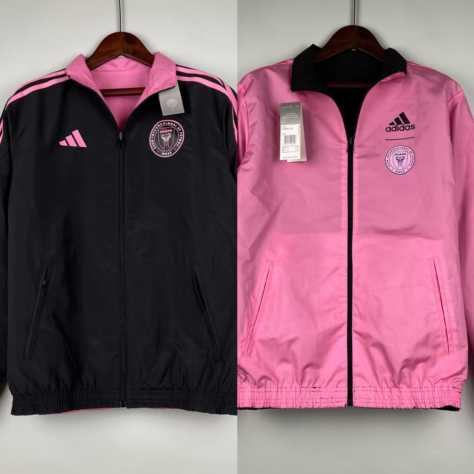 23-24 Miami Both Windbreaker Soccer Jerseys Yupoo