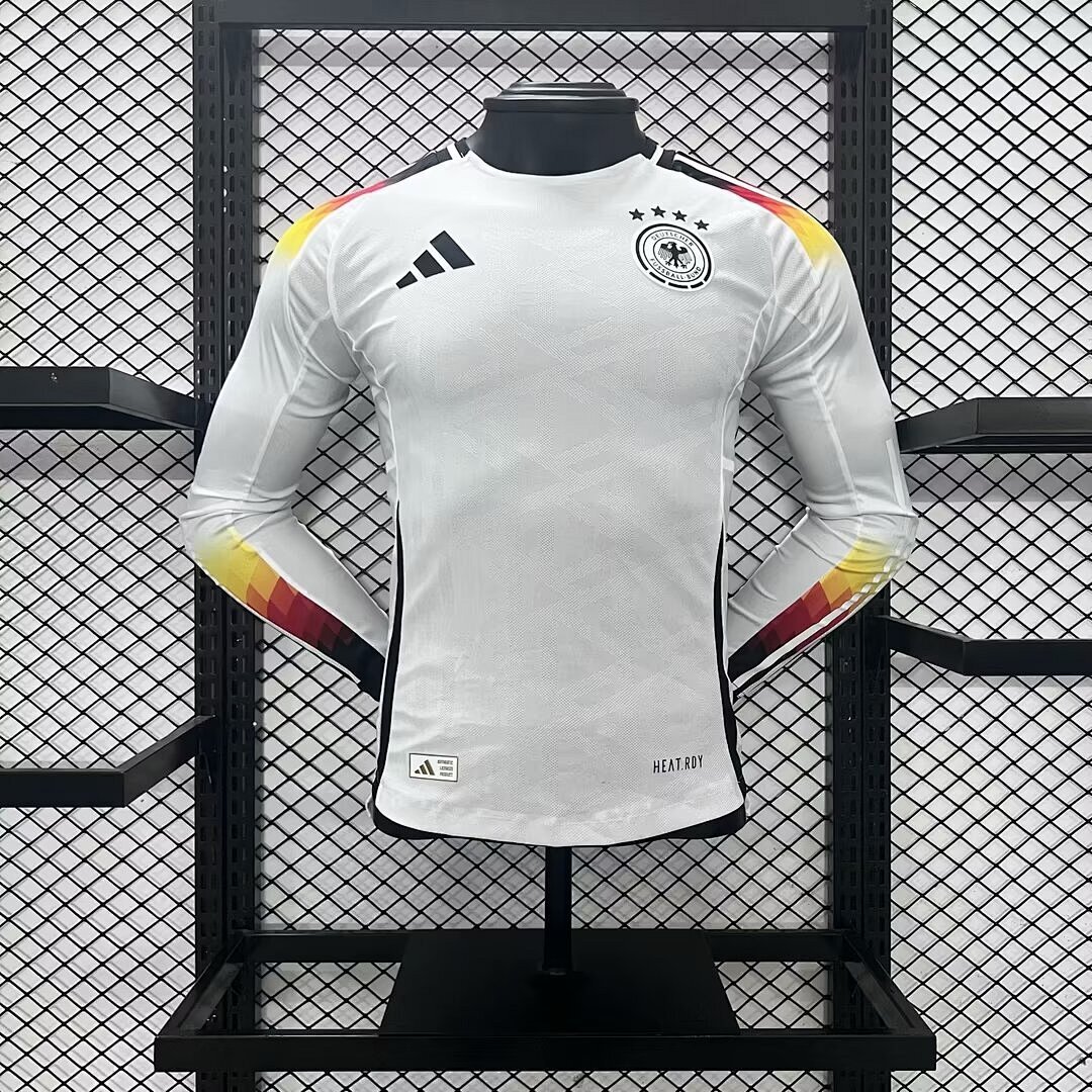 Germany 2024/25 Euro Home Long Sleeves Jersey – Player Version