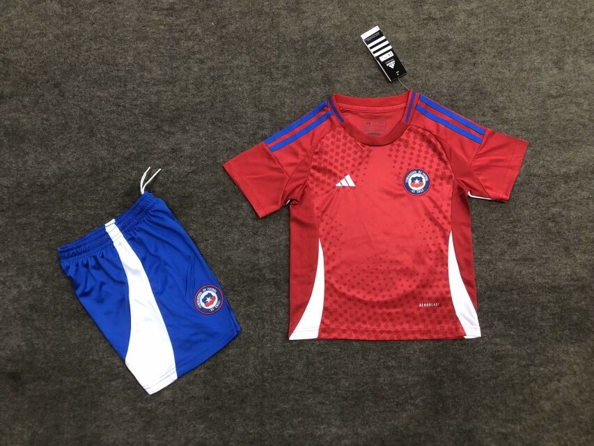 2024 Chile Home Kids Soccer Jerseys Yupoo