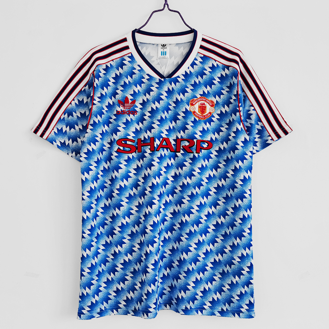 Retro 1990/92 M-u away S-2XL