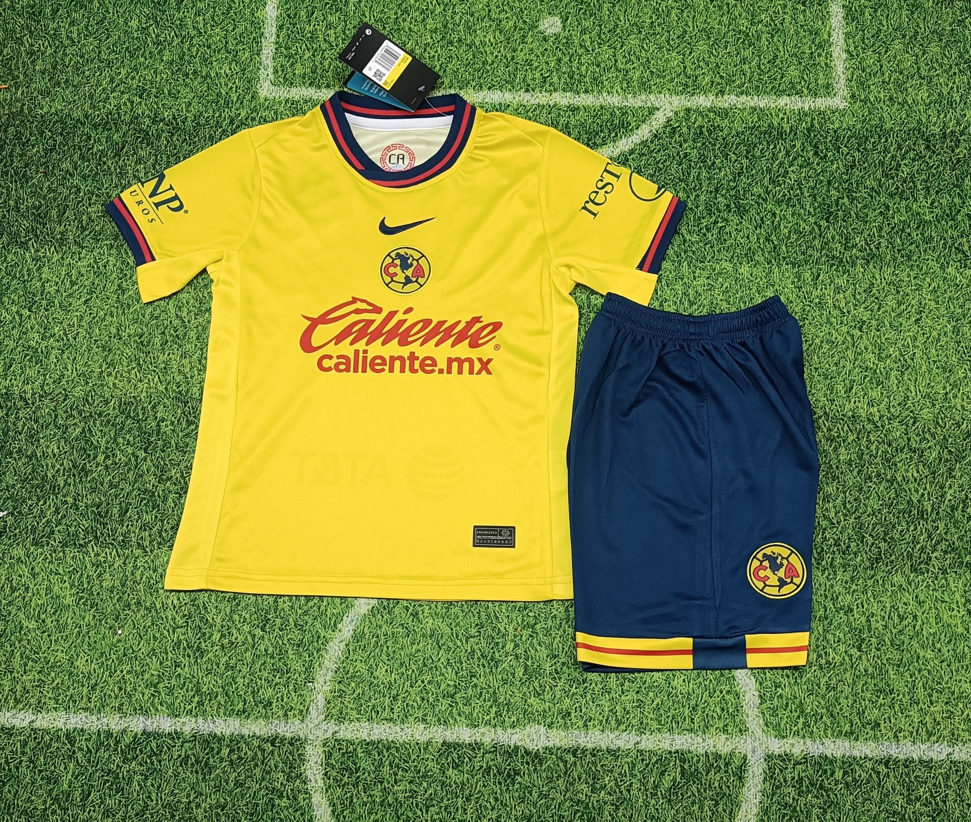 24-25 Club America Home Kids Soccer Jerseys Yupoo