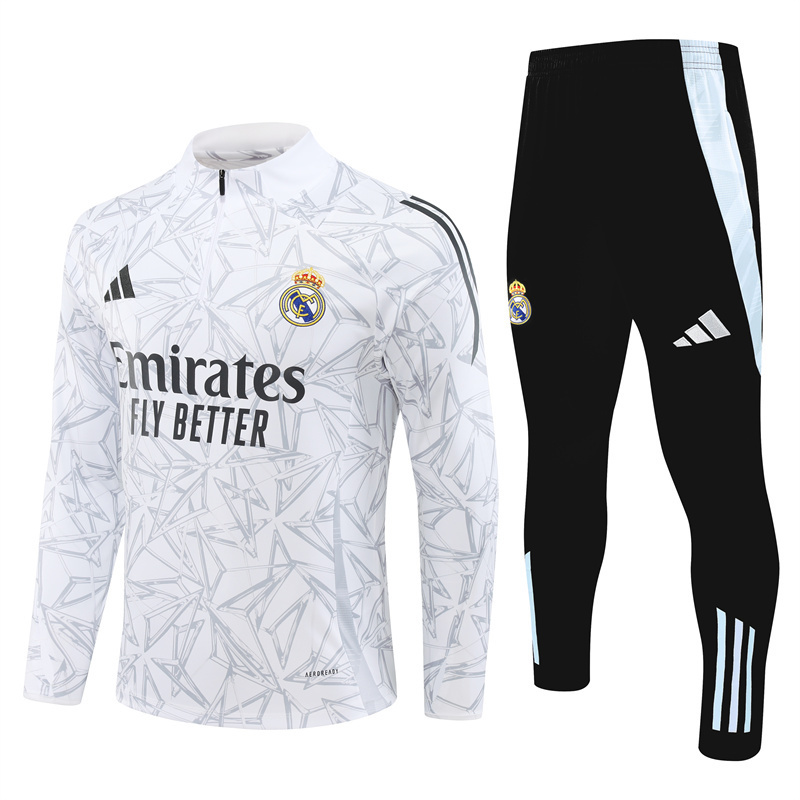 24-25 Real Madrid Long Sleeve Training Suit Yupoo