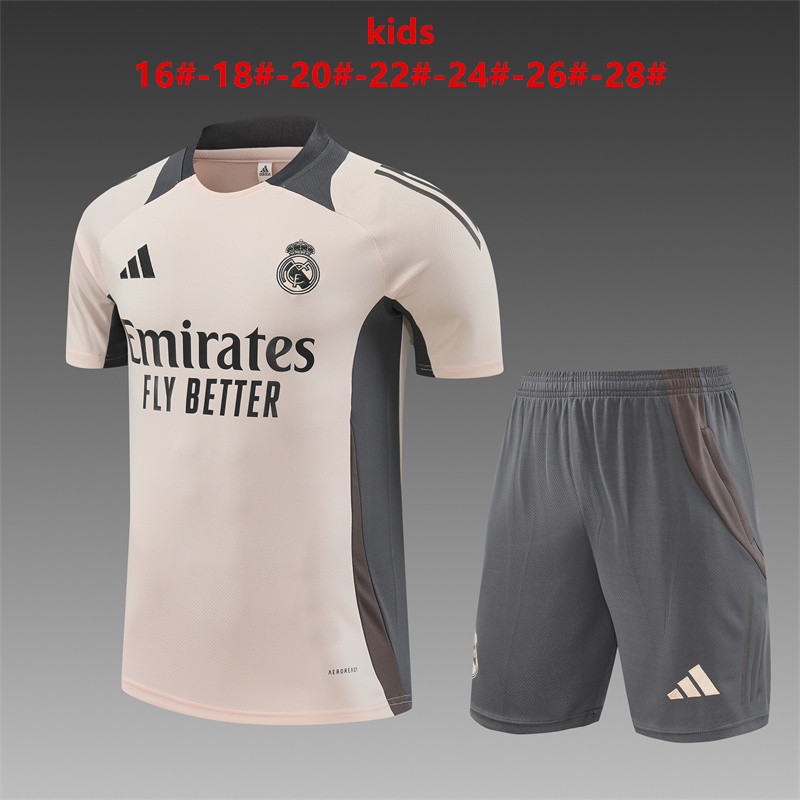 24-25 Real Madrid Kids Training Soccer Jerseys Yupoo