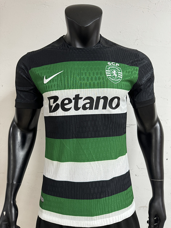 24-25 Sporting Lisbon Home Player Version Soccer Jerseys Yupoo