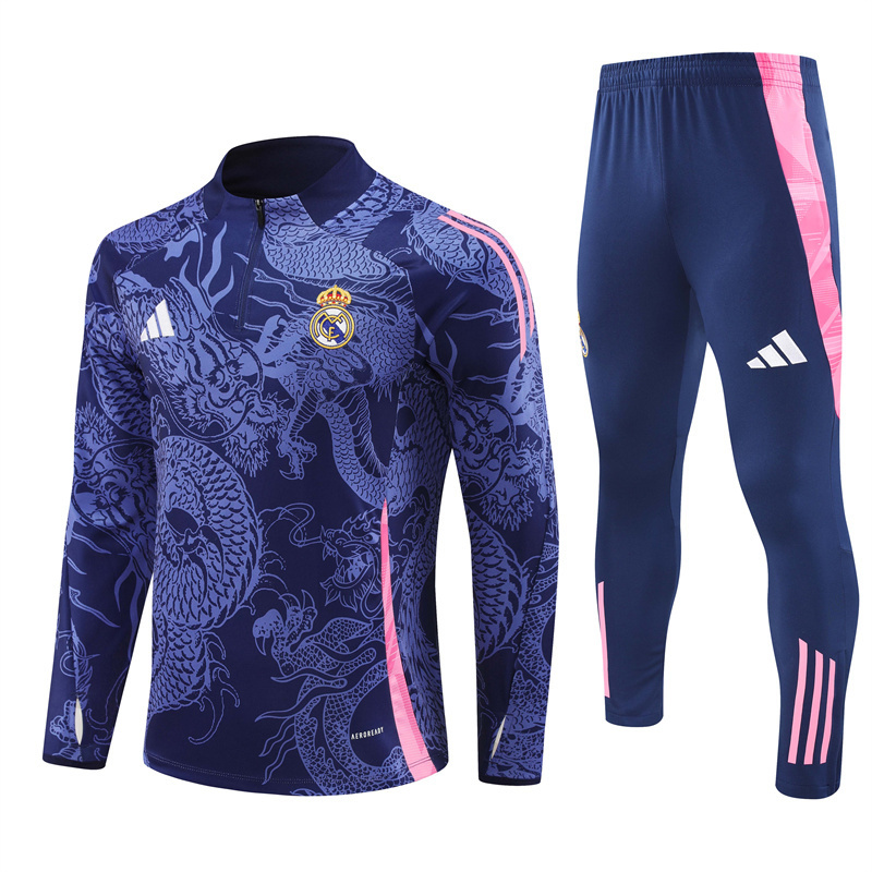 24-25 Real Madrid Long Sleeve Training Suit Yupoo