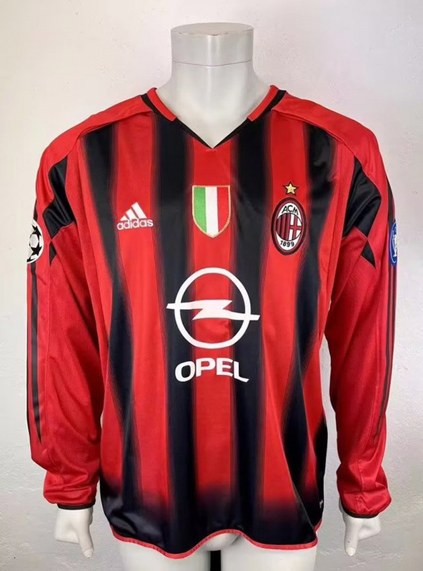 2004-05 AC Milan LS Retro Soccer Jerseys Yupoo