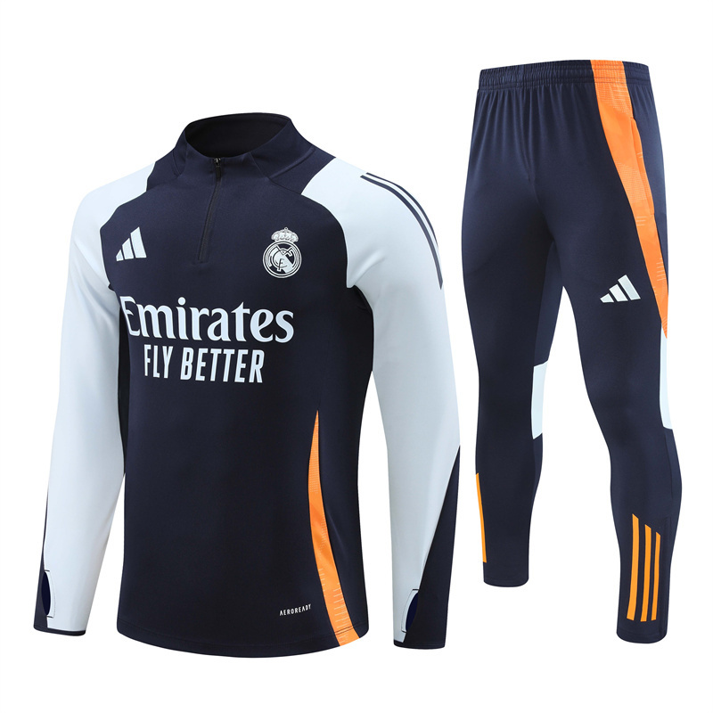 24-25 Real Madrid Long Sleeve Training Suit Yupoo