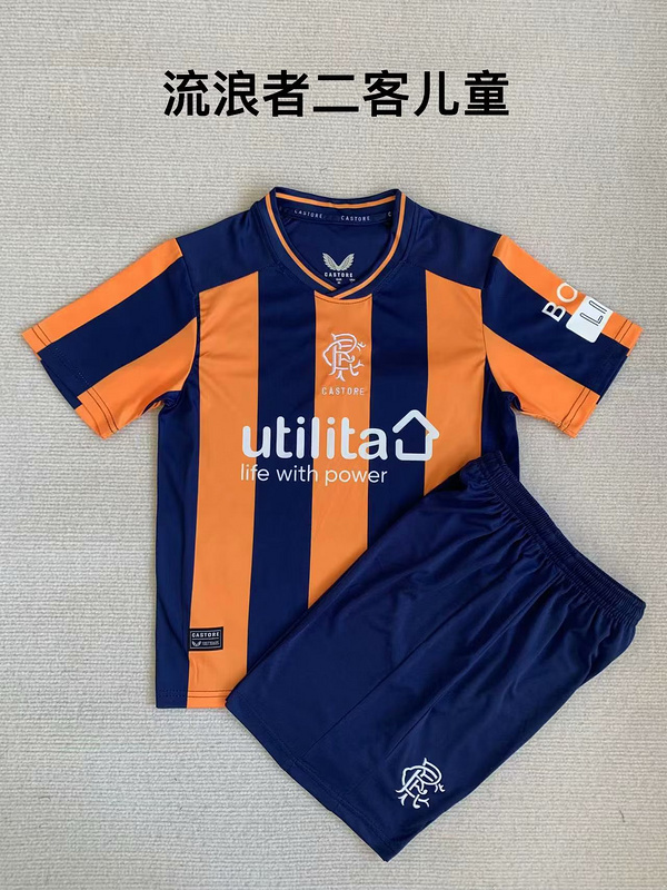 23-24 Rangers Third Kids Soccer Jerseys Yupoo