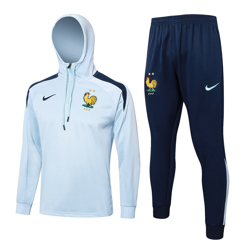 2024 France Hoodie Long Sleeve Training Suit Yupoo