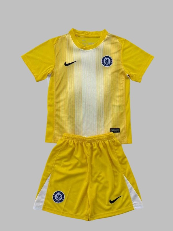 25-26 Chelsea Goalkeeper Kids Cheap Soccer Jerseys Yupoo