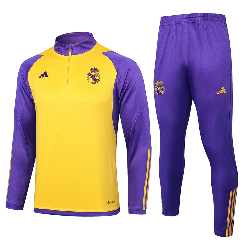 23-24 Real Madrid Long Sleeve Training Suit Yupoo