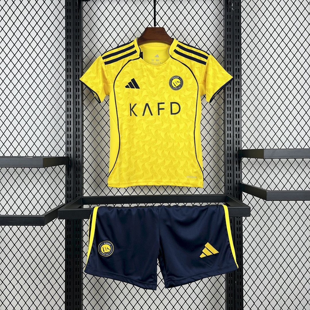 Kids Al-Nassr FC 2025/26 Home Kit