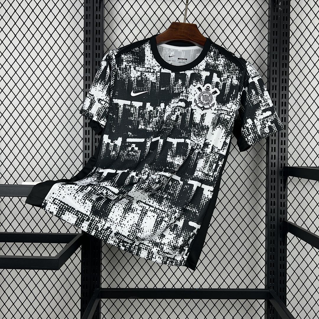 Mens Corinthians 2025/26 Purple Pre-Match Jersey