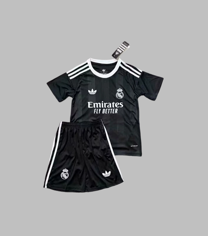 25-26 Real Madrid Goalkeeper Kids Cheap Soccer Jerseys Yupoo
