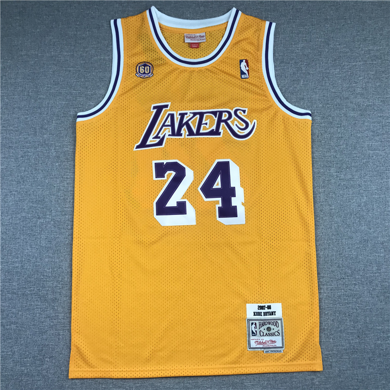Lakers #24 60 Anniversary Embroidery