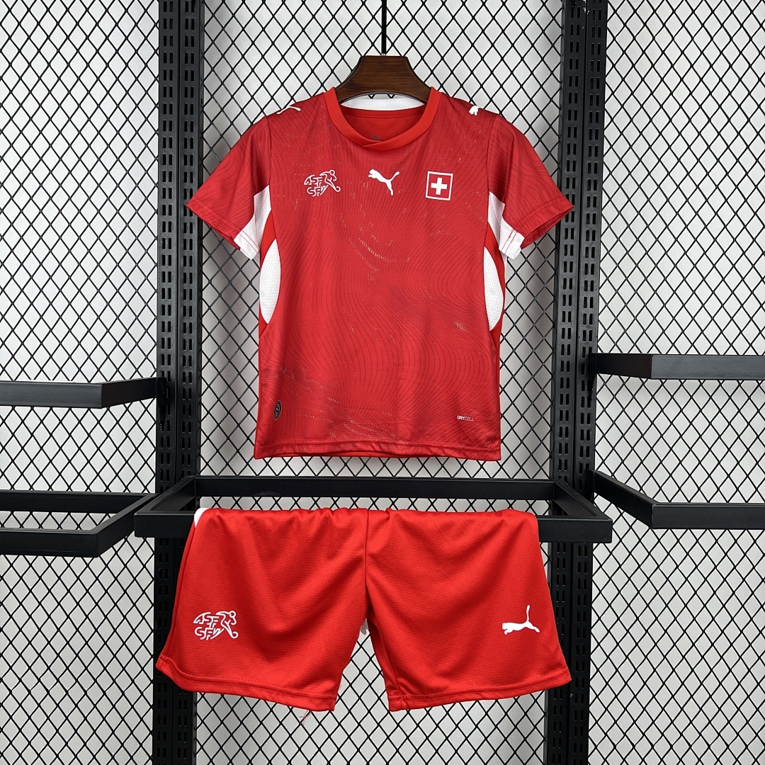Kids Switzerland 2026 World Cup Home Kit