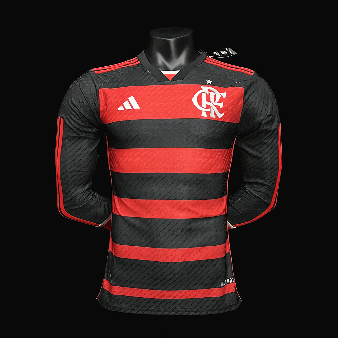 Long Sleeve 24/25 Flamengo home player S-XXXXL