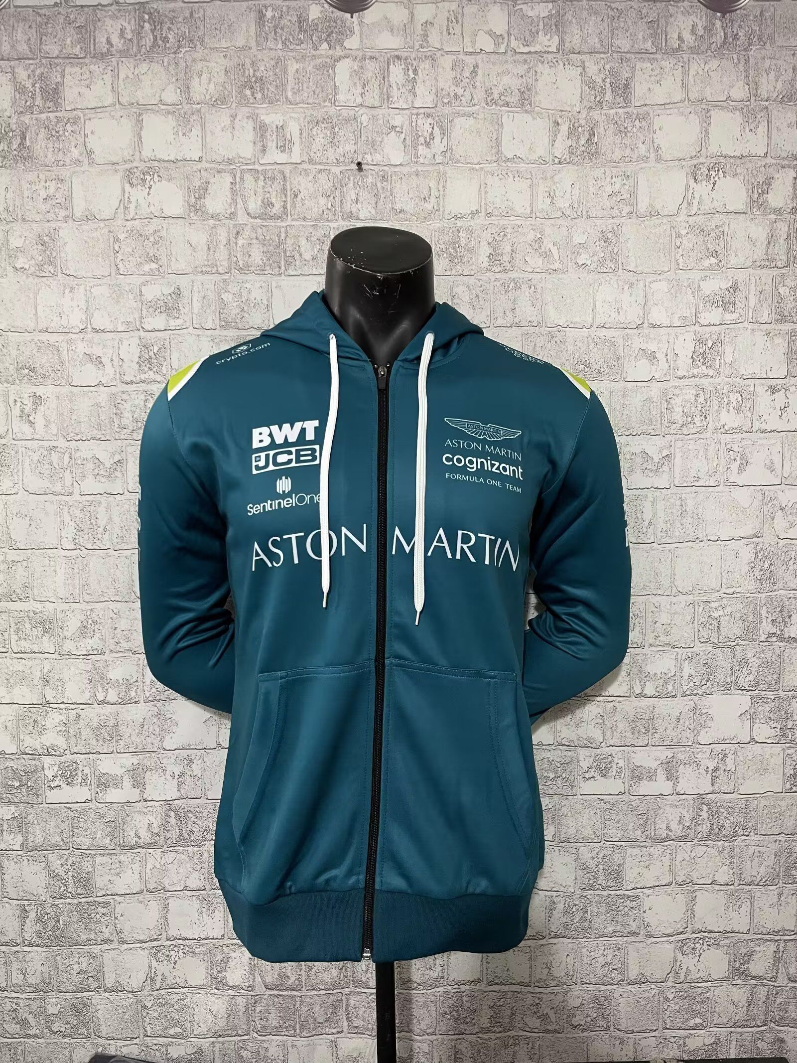 2023 Aston Martin F1 Green Hooded Jacket S-XXL