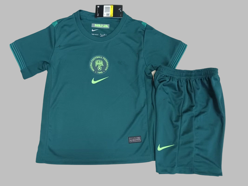 25-26 NIgeria Away Kids Cheap Soccer Jerseys Yupoo