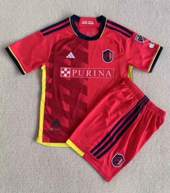 23-24 St. louis City Sc Home Kids Soccer Jerseys Yupoo