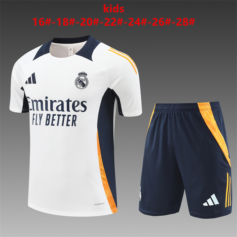 24-25 Real Madrid Training Kids Soccer Jerseys Yupoo