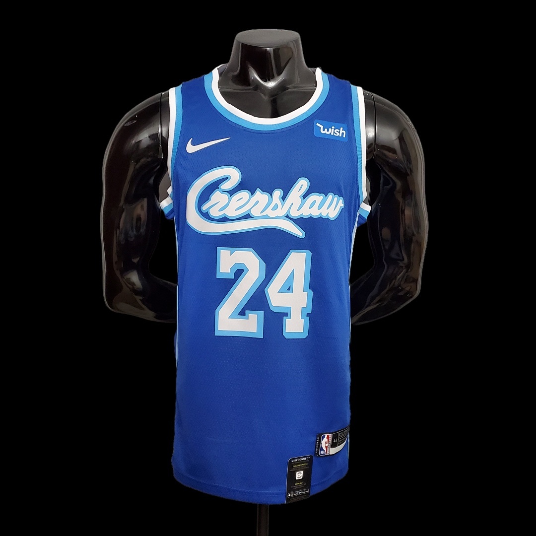 new Bryant #24 Lakers black NBA jersey Size:XS-XXL Nike connect recognition