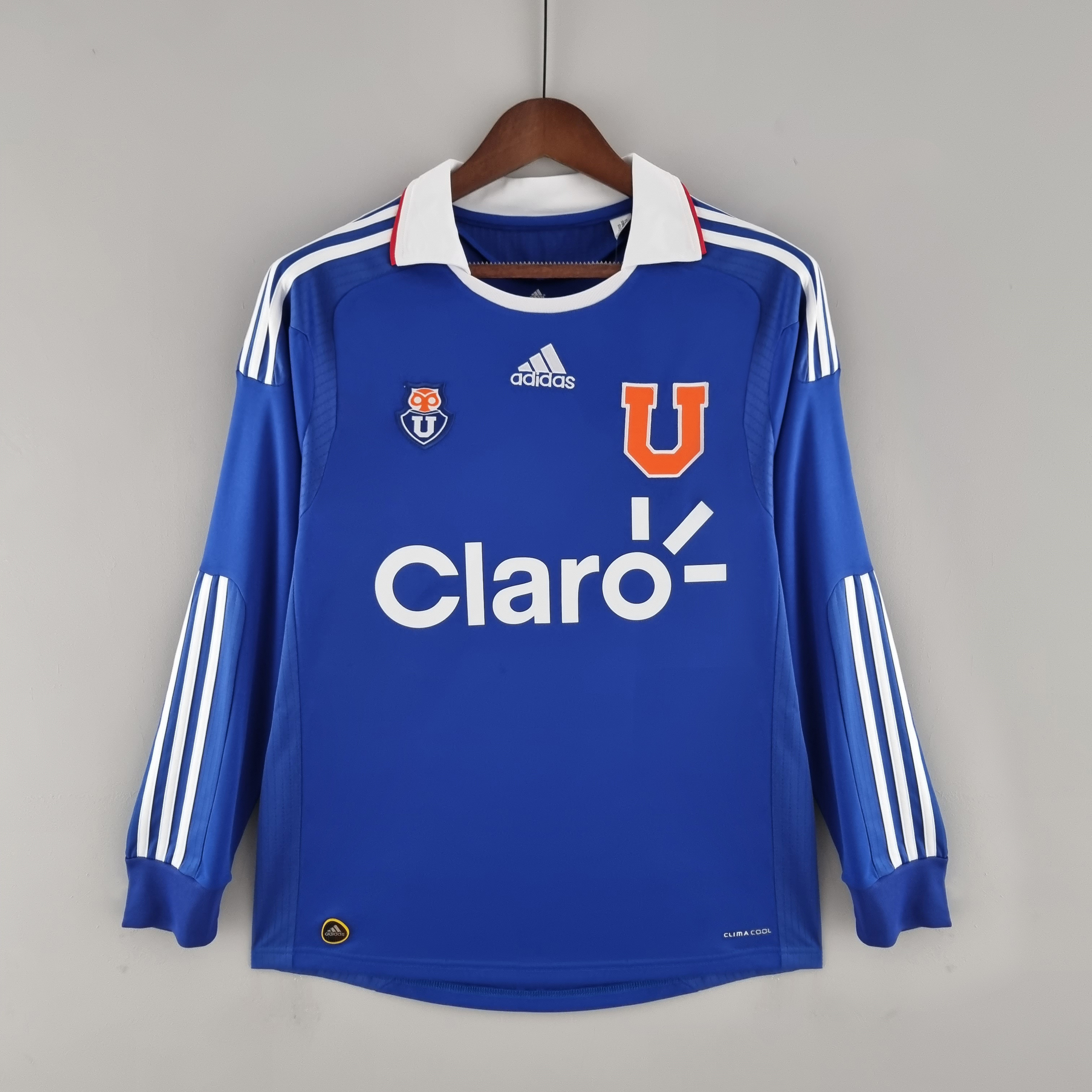 2011 Universidad de Chile Home Retro Long Sleeve Soccer Jerseys Yupoo
