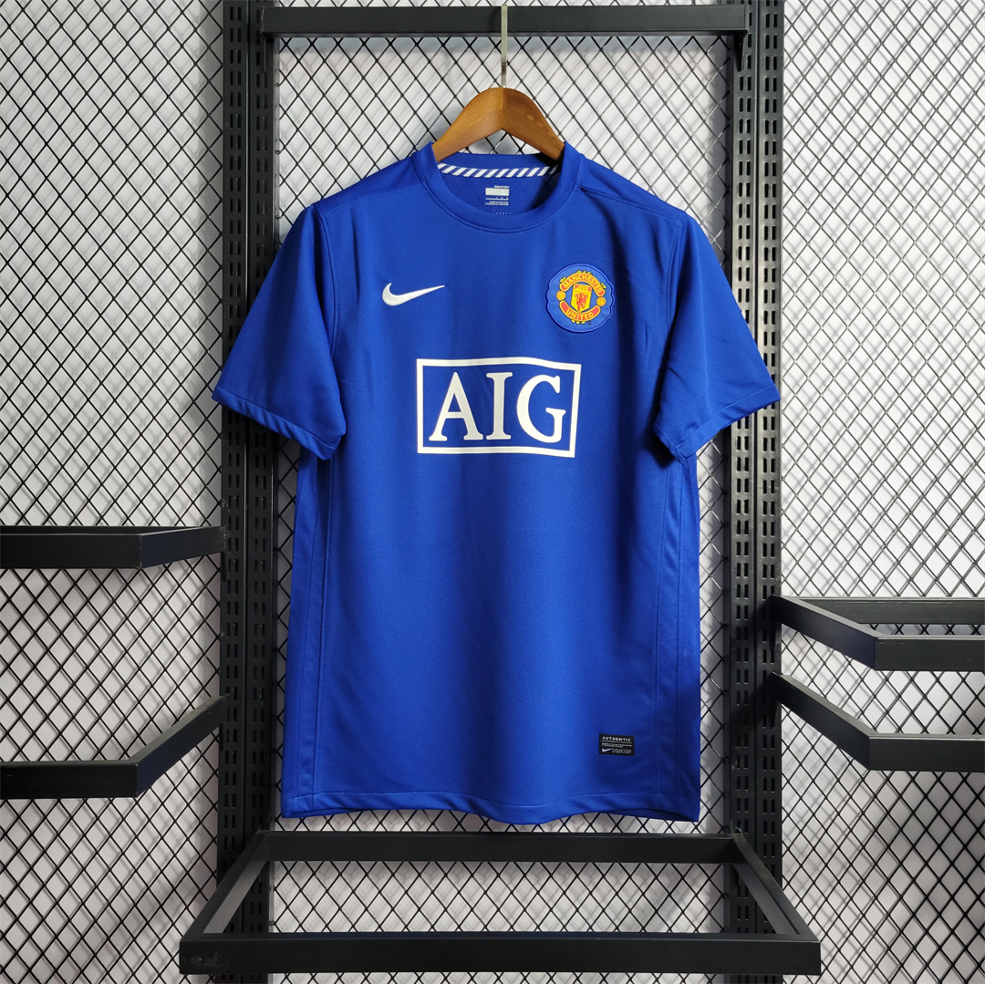 08-09 M-anchester  U-nited Away Retro Soccer Jerseys Yupoo