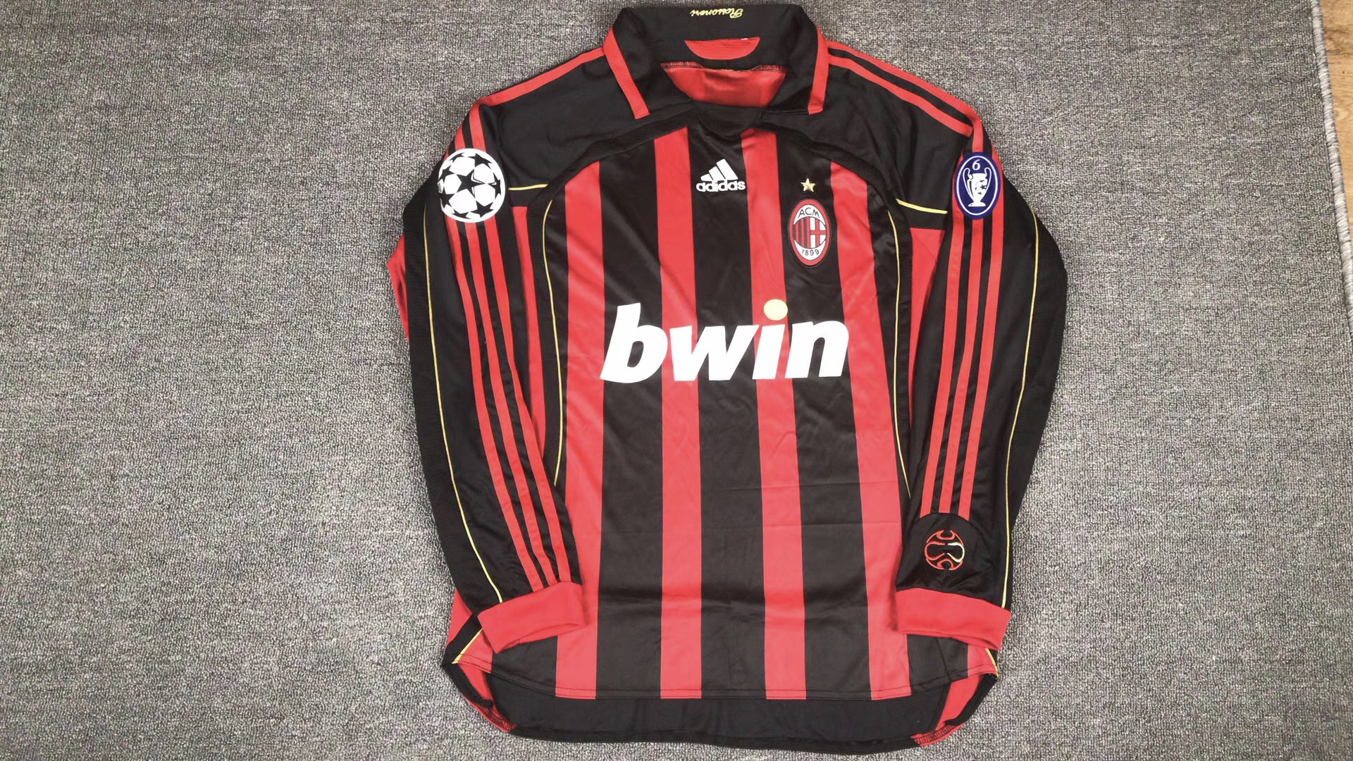 06-07 AC Milan Home UCL Version Soccer Jerseys Yupoo