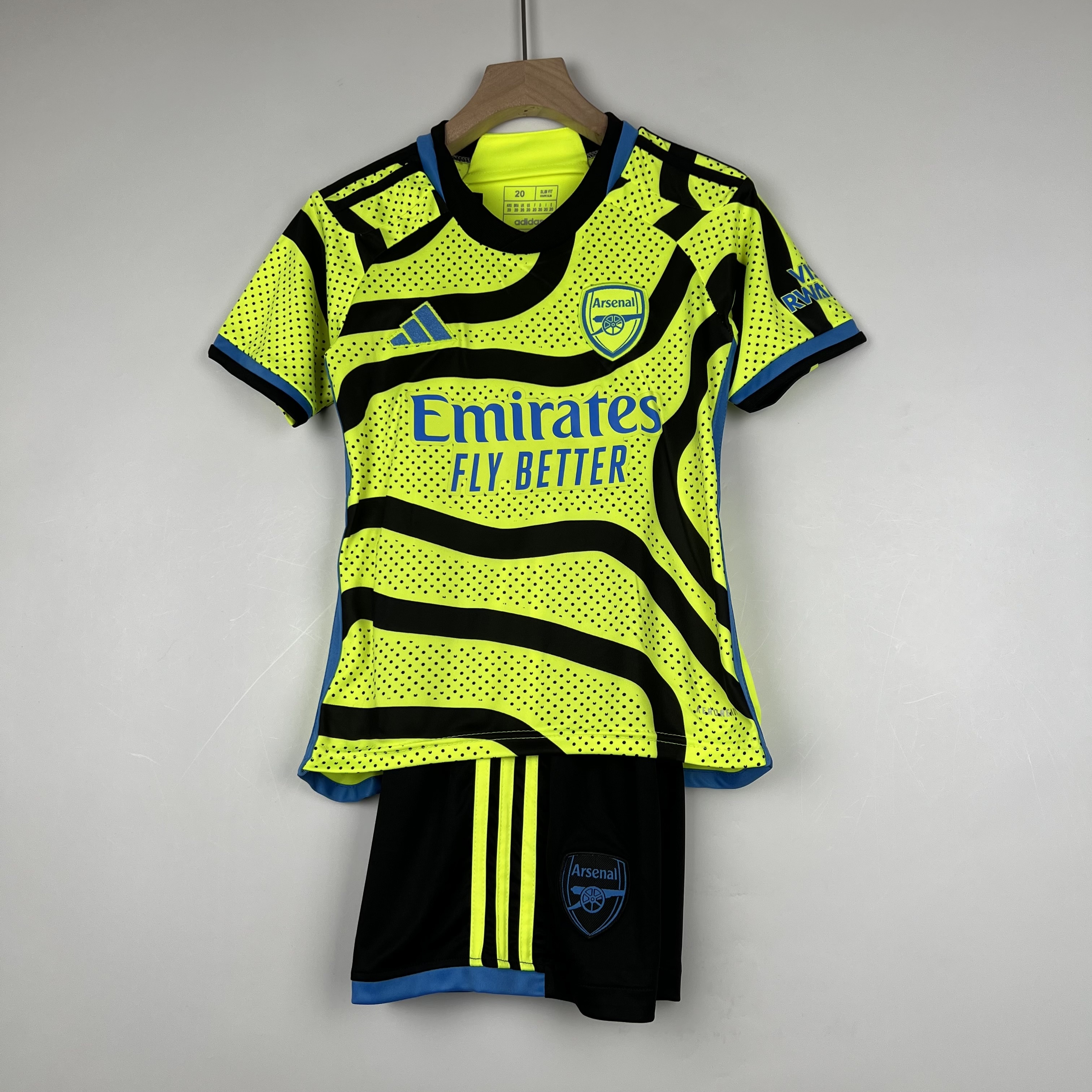23-24 Arsenal Away Kids Soccer Jerseys Yupoo