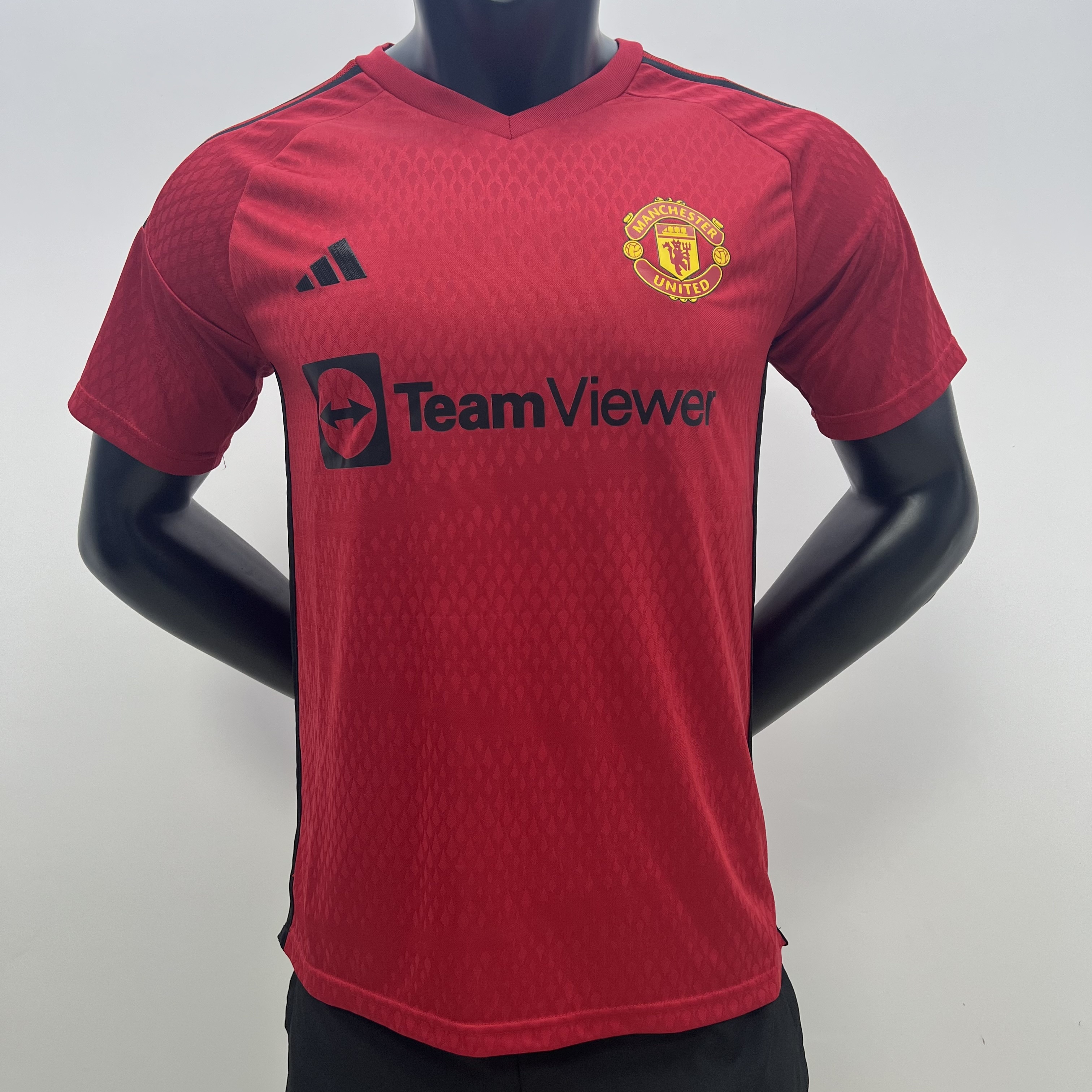 23-24 M-anchester U-nited Red Training Player Version Soccer Jerseys Yupoo