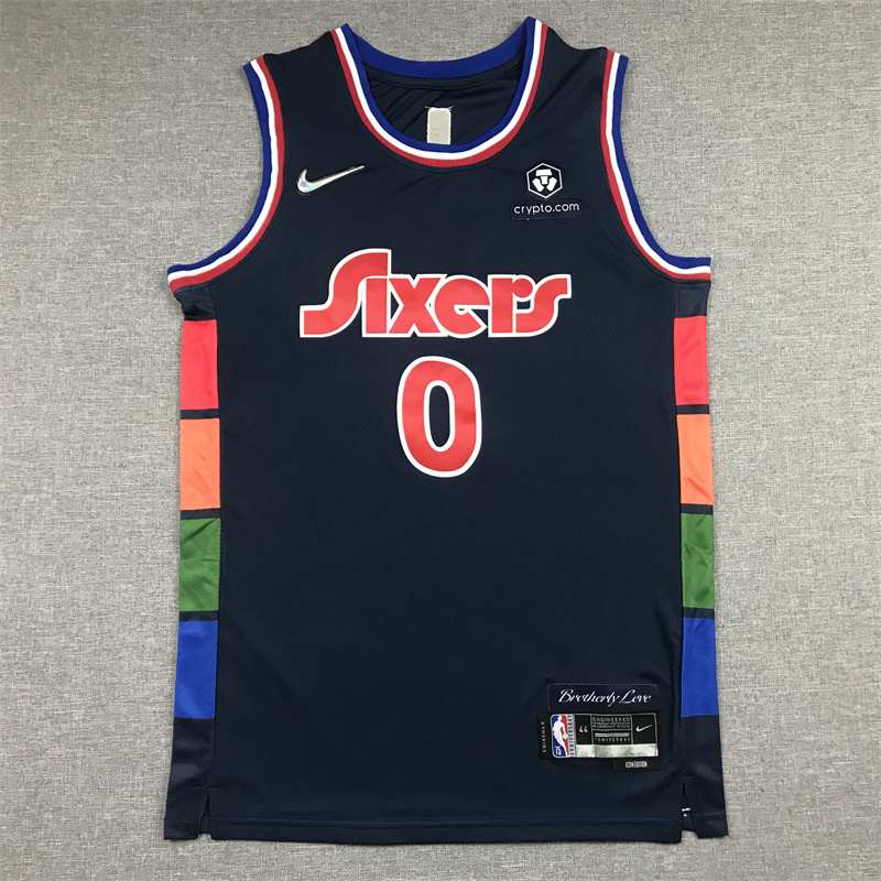 76ers #0 City Edition Embroidery
