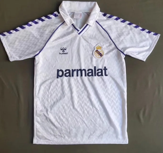87-89 Real Madrid Home Retro Soccer Jerseys Yupoo