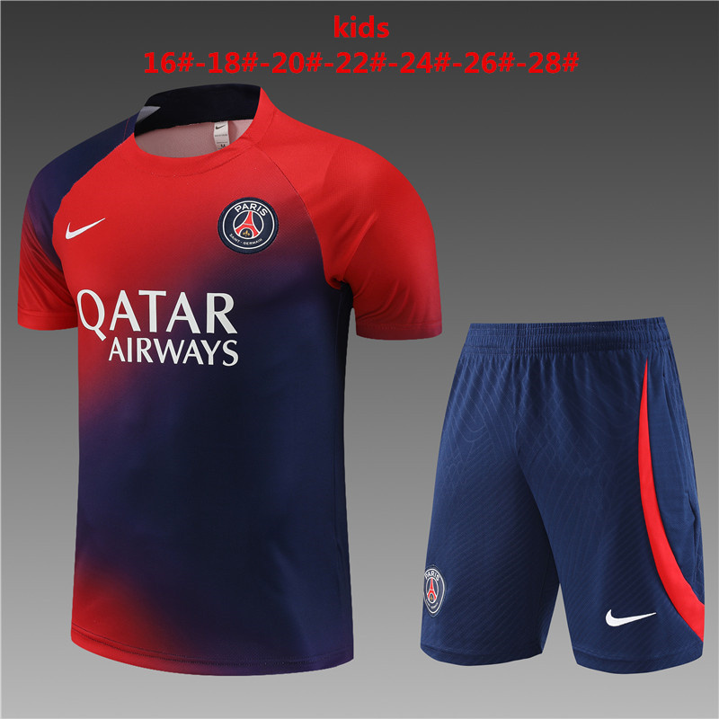23-24 Paris Kids Training Soccer Jerseys Yupoo