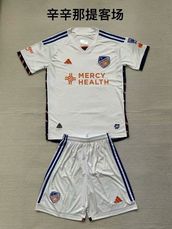23-24 Cincinati Away Kids Soccer Jerseys Yupoo