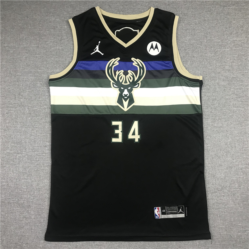 Bucks #34 City Edition Finals Edition Embroidery