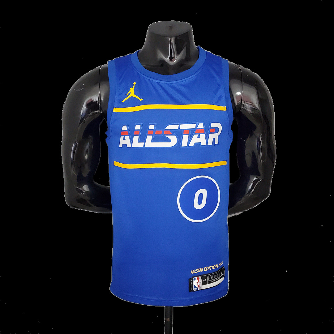 2021 TATUM#0 All-Star Blue NBA Jersey S-XXL