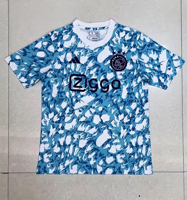 23-24 Ajax Blue Training Soccer Jerseys Yupoo