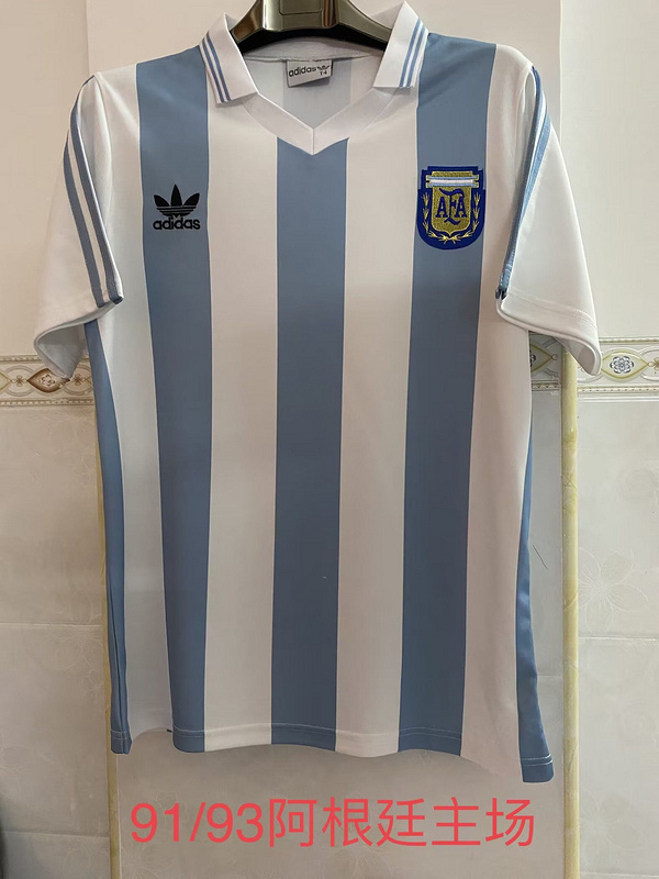 91-93 Argentina Home Retro Soccer Jerseys Yupoo