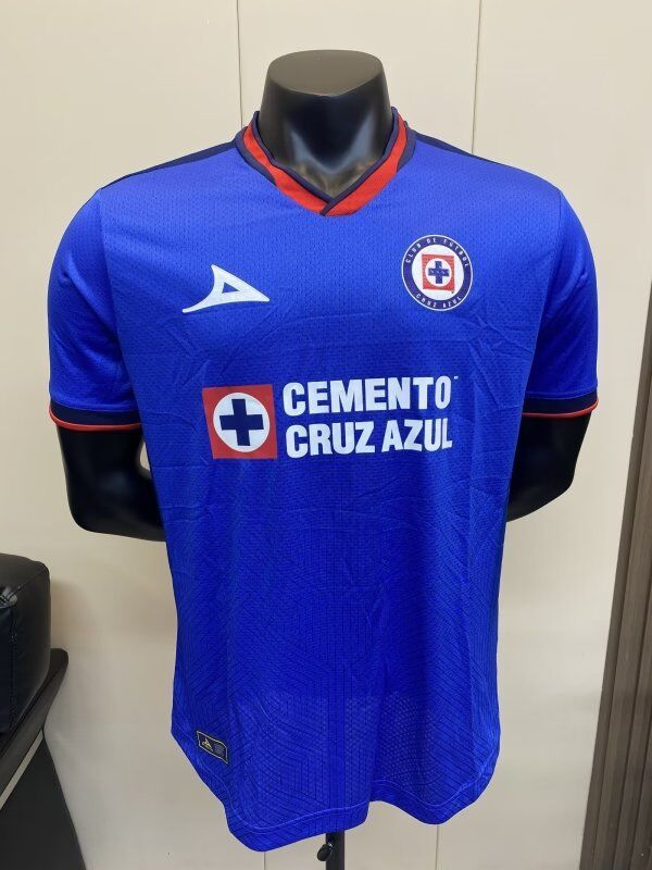 23-24 Cruz Azul Home Player Version Soccer Jerseys Yupoo