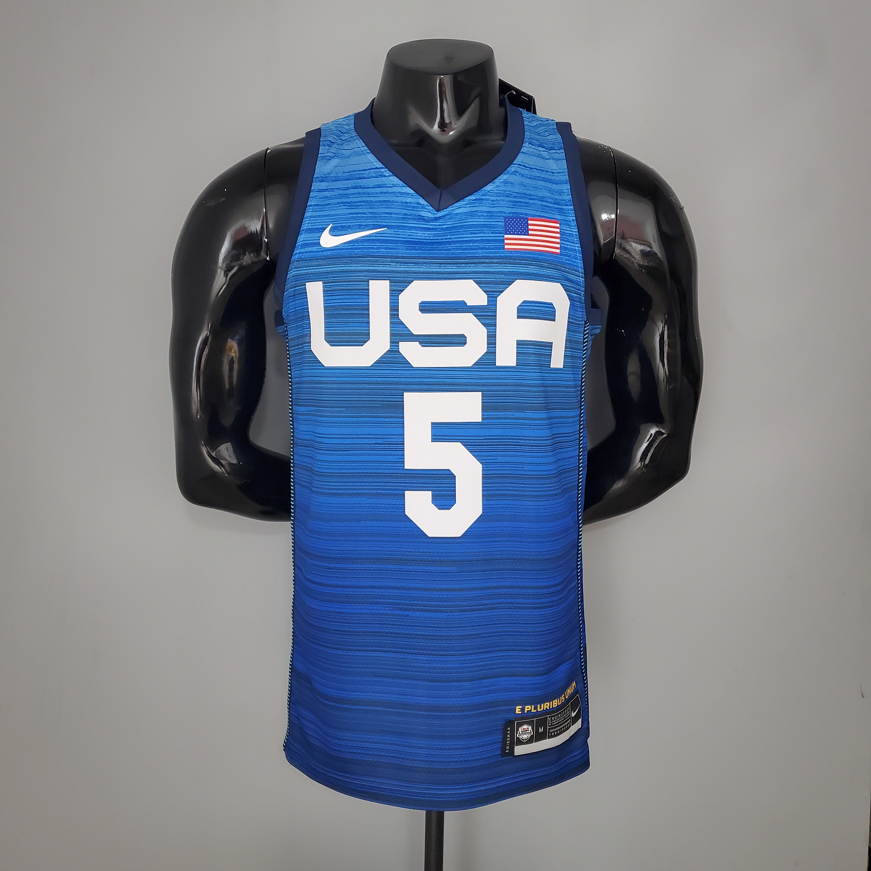 2021 Olympic Games LAVIINE#5 USA Team USA Blue NBA Jersey S-XXL