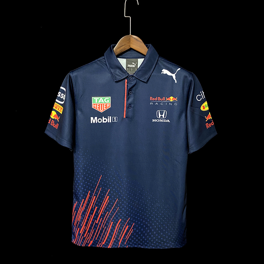 F1 Red Bull round neck racing POLO-5xl
