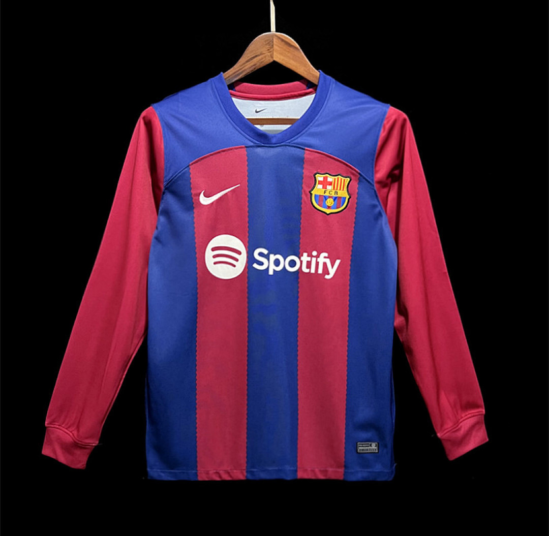 Long sleeve 23/24 Barcelona home S-XXXXL