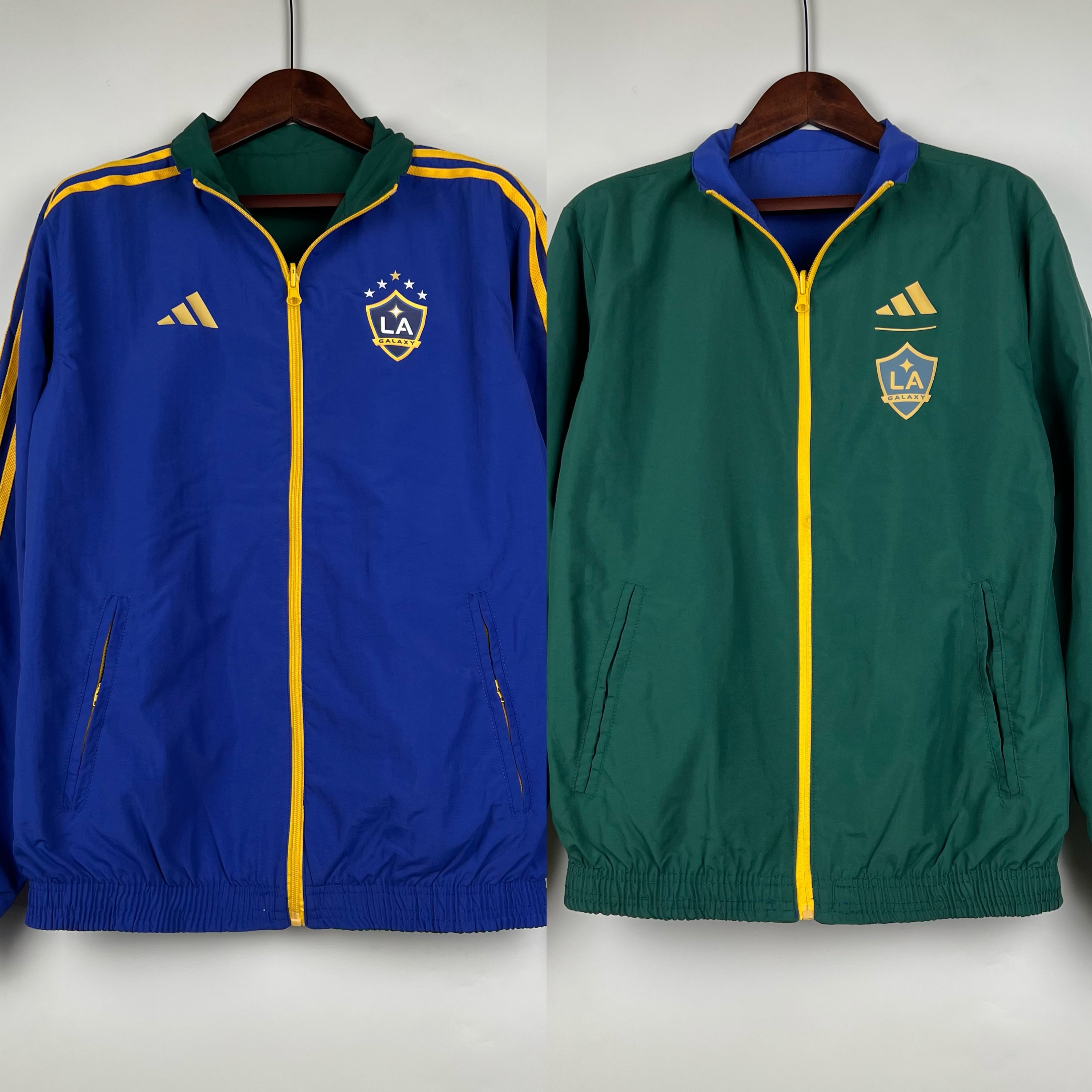 23-24 LA Galaxy Both Windbreaker Jackets Yupoo